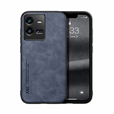 Coque Luxe Cuir Housse Etui DY1 pour Vivo iQOO 10 Pro 5G Bleu