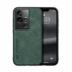 Coque Luxe Cuir Housse Etui DY1 pour Vivo iQOO 11 5G Vert