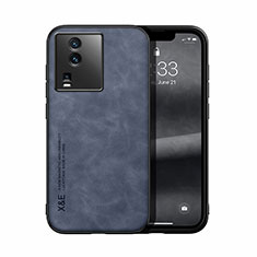 Coque Luxe Cuir Housse Etui DY1 pour Vivo iQOO Neo7 SE Bleu