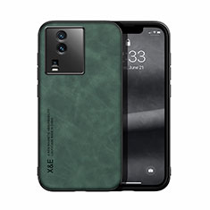 Coque Luxe Cuir Housse Etui DY1 pour Vivo iQOO Neo7 SE Vert