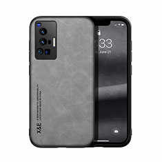 Coque Luxe Cuir Housse Etui DY1 pour Vivo X70 Pro 5G Gris