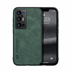 Coque Luxe Cuir Housse Etui DY1 pour Vivo X70 Pro+ Plus 5G Vert