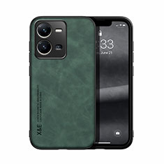 Coque Luxe Cuir Housse Etui DY1 pour Vivo X80 Lite 5G Vert