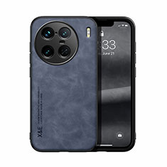 Coque Luxe Cuir Housse Etui DY1 pour Vivo X90 Pro+ Plus 5G Bleu