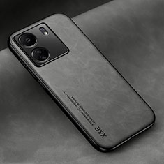 Coque Luxe Cuir Housse Etui DY1 pour Xiaomi Poco C65 Gris