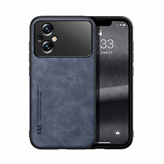 Coque Luxe Cuir Housse Etui DY1 pour Xiaomi Poco M5 4G Bleu