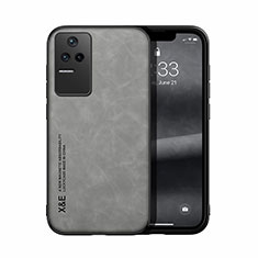 Coque Luxe Cuir Housse Etui DY1 pour Xiaomi Redmi K40S 5G Gris