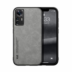 Coque Luxe Cuir Housse Etui DY1 pour Xiaomi Redmi K50 Ultra 5G Gris