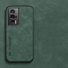 Coque Luxe Cuir Housse Etui DY1 pour Xiaomi Redmi K60 5G Vert