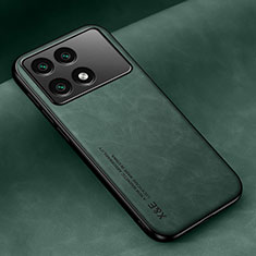 Coque Luxe Cuir Housse Etui DY1 pour Xiaomi Redmi K70 Pro 5G Vert