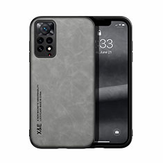 Coque Luxe Cuir Housse Etui DY1 pour Xiaomi Redmi Note 12 Pro 4G Gris