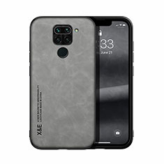 Coque Luxe Cuir Housse Etui DY1 pour Xiaomi Redmi Note 9 Gris