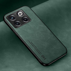 Coque Luxe Cuir Housse Etui DY2 pour OnePlus 10T 5G Vert