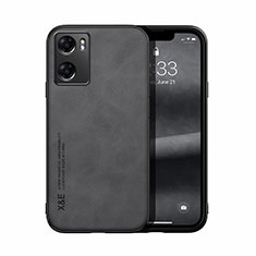 Coque Luxe Cuir Housse Etui DY2 pour Oppo A57s Noir