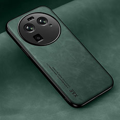 Coque Luxe Cuir Housse Etui DY2 pour Oppo Find X6 5G Vert