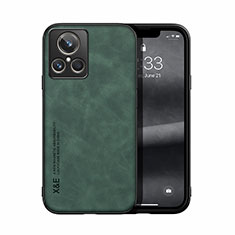 Coque Luxe Cuir Housse Etui DY2 pour Realme GT2 Master Explorer Vert