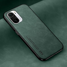 Coque Luxe Cuir Housse Etui DY2 pour Xiaomi Mi 11X Pro 5G Vert