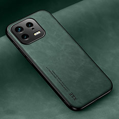 Coque Luxe Cuir Housse Etui DY2 pour Xiaomi Mi 13 5G Vert