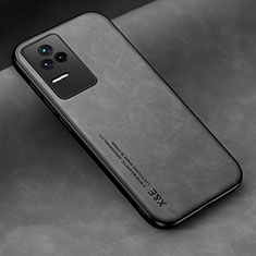 Coque Luxe Cuir Housse Etui DY2 pour Xiaomi Redmi K50 5G Gris