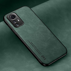 Coque Luxe Cuir Housse Etui DY2 pour Xiaomi Redmi Note 12S Vert