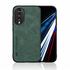 Coque Luxe Cuir Housse Etui DY3 pour Huawei Honor 80 5G Vert