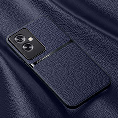 Coque Luxe Cuir Housse Etui DY3 pour Oppo A2 5G Bleu