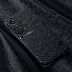 Coque Luxe Cuir Housse Etui DY3 pour Oppo Reno10 Pro 5G Noir