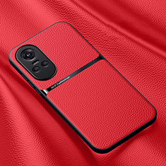 Coque Luxe Cuir Housse Etui DY3 pour Oppo Reno10 Pro 5G Rouge