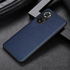 Coque Luxe Cuir Housse Etui GS1 pour Huawei Honor 50 5G Bleu