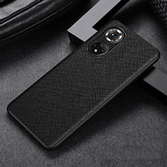 Coque Luxe Cuir Housse Etui GS1 pour Huawei Honor 50 Pro 5G Noir