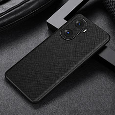 Coque Luxe Cuir Housse Etui GS1 pour Huawei Honor 60 5G Noir