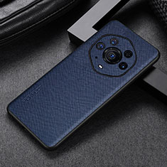 Coque Luxe Cuir Housse Etui GS1 pour Huawei Honor Magic3 Pro+ Plus 5G Bleu