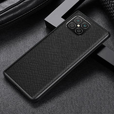 Coque Luxe Cuir Housse Etui GS1 pour Huawei Nova 8 SE 4G Noir