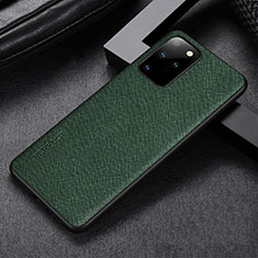 Coque Luxe Cuir Housse Etui GS1 pour Samsung Galaxy S20 Vert