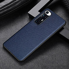 Coque Luxe Cuir Housse Etui GS1 pour Xiaomi Mi 10S 5G Bleu