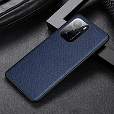 Coque Luxe Cuir Housse Etui GS1 pour Xiaomi Mi 11X 5G Bleu