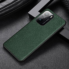 Coque Luxe Cuir Housse Etui GS1 pour Xiaomi Mi 11X Pro 5G Vert