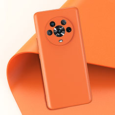 Coque Luxe Cuir Housse Etui GS2 pour Huawei Honor Magic4 5G Orange