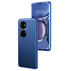 Coque Luxe Cuir Housse Etui GS2 pour Huawei P50 Bleu