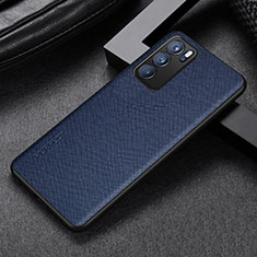 Coque Luxe Cuir Housse Etui GS2 pour Oppo Reno6 5G Bleu