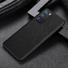 Coque Luxe Cuir Housse Etui GS2 pour Oppo Reno6 5G Noir