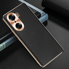 Coque Luxe Cuir Housse Etui GS3 pour Huawei Honor 60 Pro 5G Noir