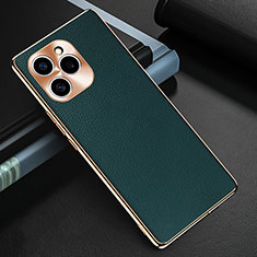 Coque Luxe Cuir Housse Etui GS3 pour Huawei Honor 60 SE 5G Vert