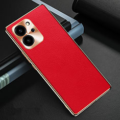 Coque Luxe Cuir Housse Etui GS3 pour Huawei Honor 80 SE 5G Rouge