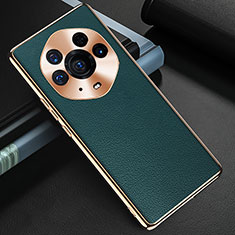 Coque Luxe Cuir Housse Etui GS3 pour Huawei Honor Magic3 Pro+ Plus 5G Vert