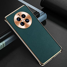 Coque Luxe Cuir Housse Etui GS3 pour Huawei Mate 50 Vert