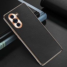 Coque Luxe Cuir Housse Etui GS3 pour Huawei Nova 10 Pro Noir