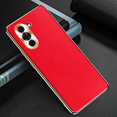 Coque Luxe Cuir Housse Etui GS3 pour Huawei Nova 10 Pro Rouge