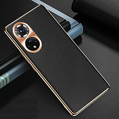 Coque Luxe Cuir Housse Etui GS3 pour Huawei Nova 9 Pro Noir