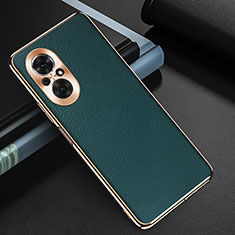 Coque Luxe Cuir Housse Etui GS3 pour Huawei Nova 9 SE Vert